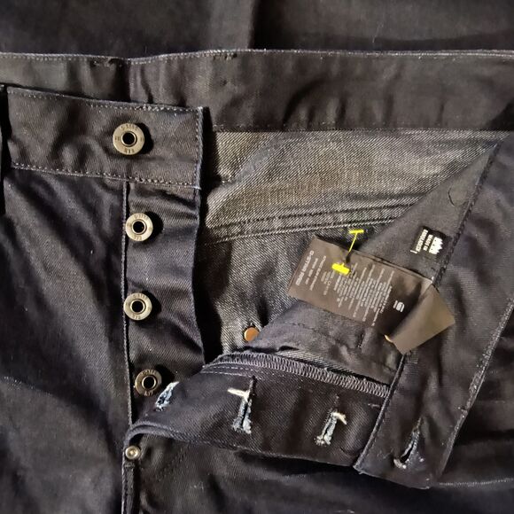 G-Star Raw Attacc Jeans Men’s 36X32 Blue Slim Straight Button Fly - Picture 4 of 6